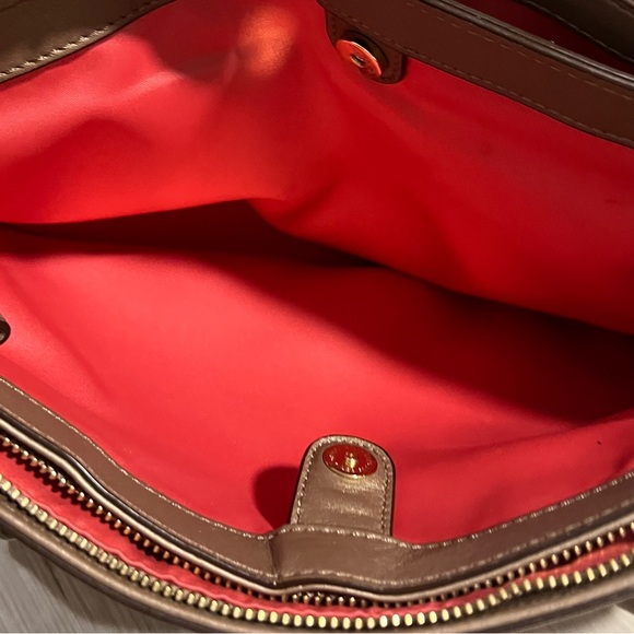 Coach Madison Metallica Op Art Carryall Leather Signature Shoulder Bag - Picture 9 of 10